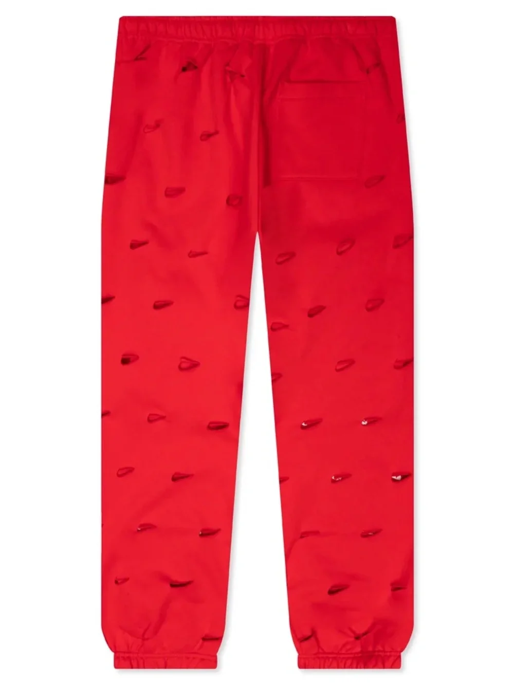 Jacquemus x Nike Le Swoosh Cut Out Trousers Sweatpants Size M University Red